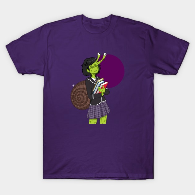 Snail Smarts T-Shirt by Munchbud Ink